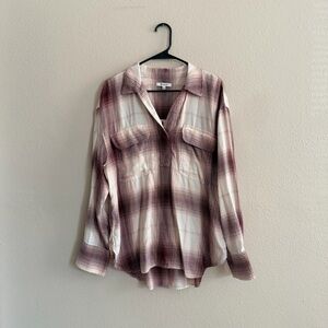 Madewell Popover Shirt in Plaid
